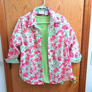 Alfred Dunner blouse & C&B tee